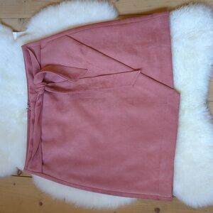 Loft Suede Mini Skirt